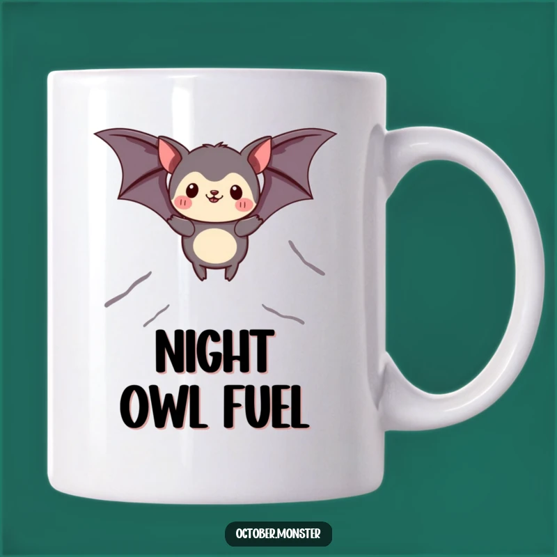 Funny Bat Animal Mug: Friendly Flyer Soaring, Perfect Funny Gift for Animal Lovers!