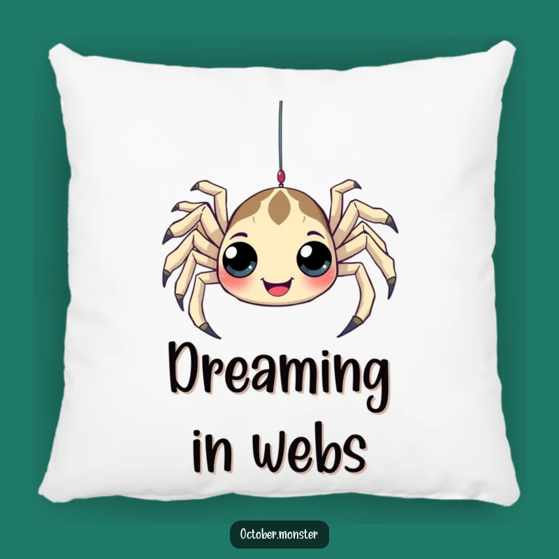 Funny Spider Pillow: Cozy Web Companion, Soft, Humorous Comfort