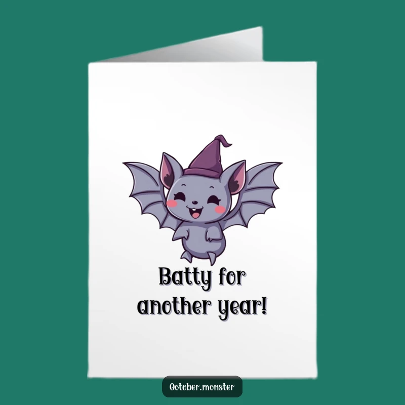 Free Printable Joyful Bat Birthday Card - Funny Downloadable Gift for Spooky Celebrations