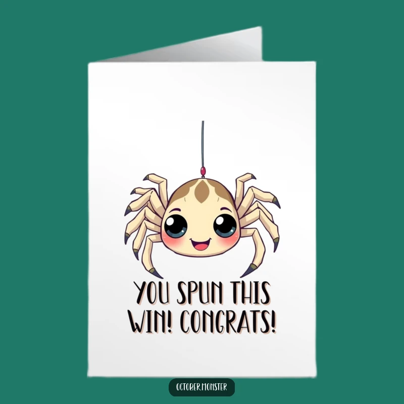 Free Printable Spider Congratulations Card Funny Downloadable Gift Idea