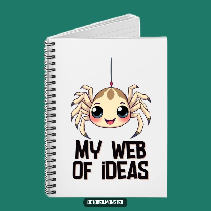 Funny Spider Notebook: Web Ideas Keeper, Great Humorous Journal Gift