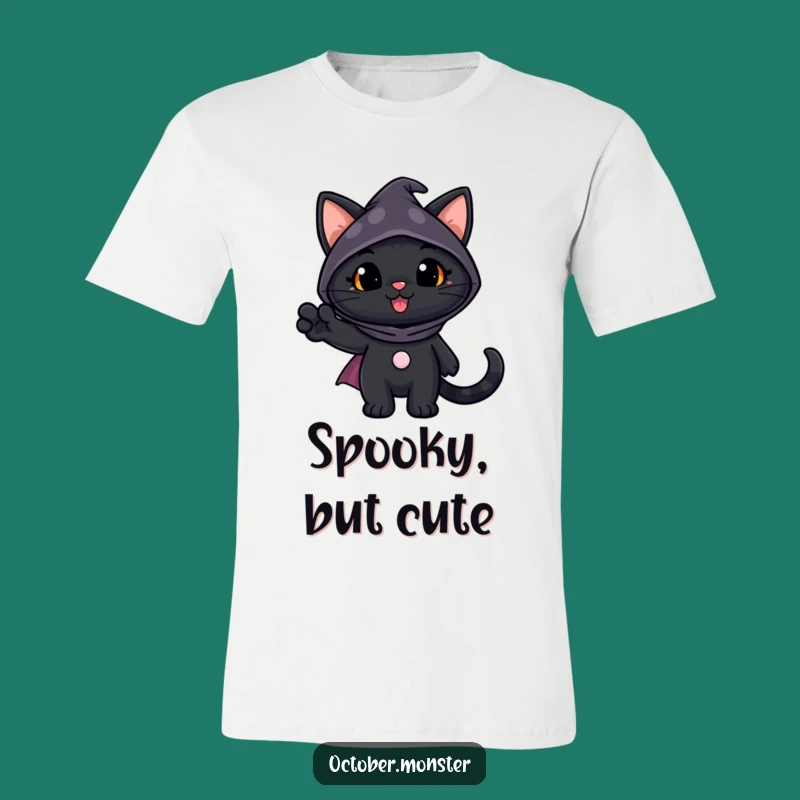 Funny Black Cat T-Shirt: Spooky Costume Fun, Awesome Humorous Apparel