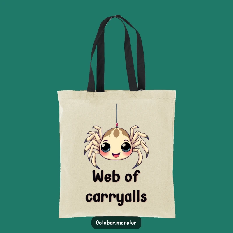 Funny Spider Tote Bag: Playful Web Friend, Perfect Everyday Accessory